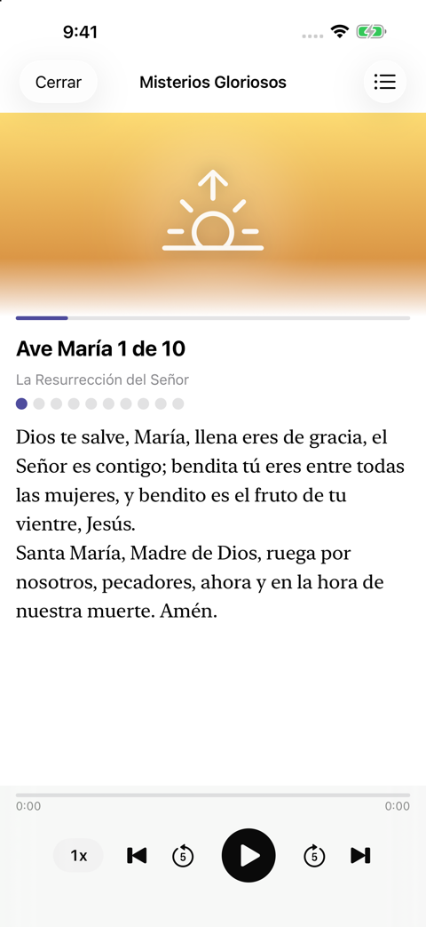 Escucha a tu ritmo